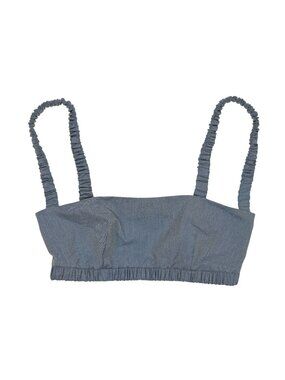 CSFC Ruched Crop Top in Blue